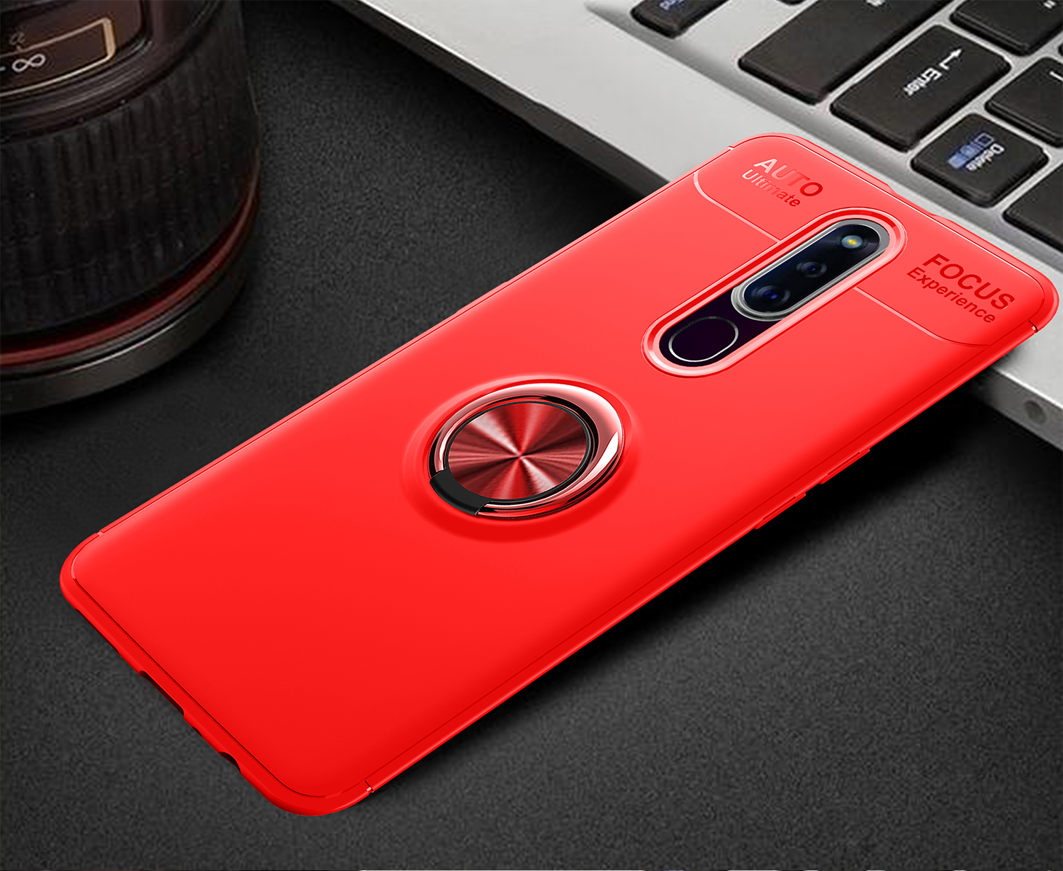 Case OPPO F11 Pro / Pre-Order * วัสดุ TPU คุณภาพสูงกันกระแทกและทนต่อแรงกระแทก แหวนนิ้วขา TPU Case *