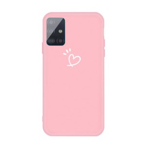 Case Samsung Galaxy A51 / Pre-order * เคสหัวใจลายพิมพ์ Matte TPU Back *