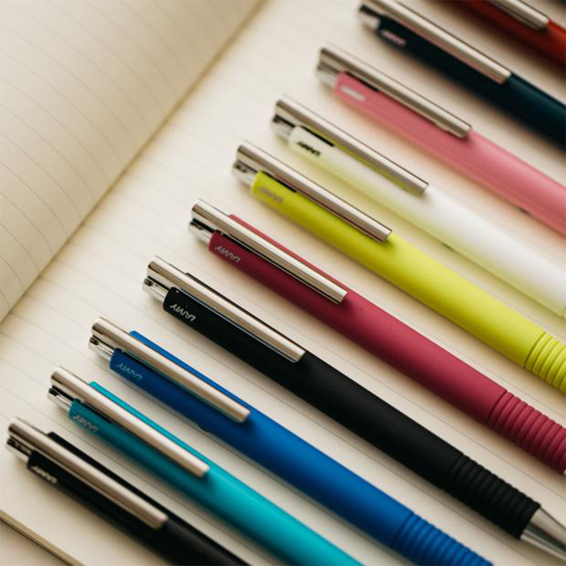 LAMY LOGO M+ black matt ballpoint pen