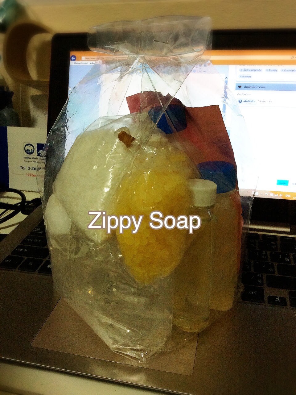 ชุดทำแชมพูสระผม แบบใส