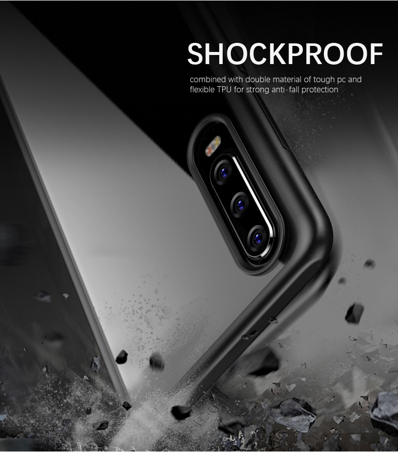 Case Huawei P30 / Pre-Order * IPAKY Clear PC Back + เคส TPU Combo Edge *