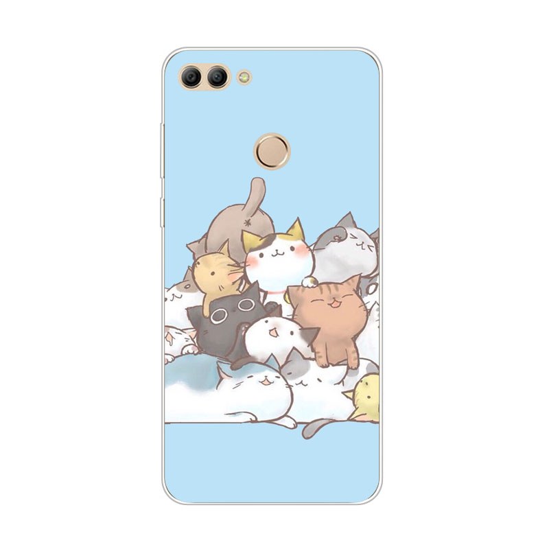 Case Huawei Y9 / Pre-order * ซิลิกอนน่ารักแมว การ์ตูนจิตรกรรมTPU Soft *