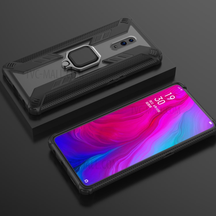 Case OPPO Reno / Pre-order * แบบนักรบหมุนแหวนขาตั้ง PC + TPU ปก *