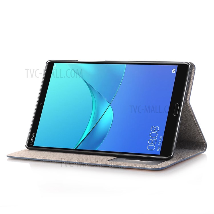 Case Huawei MediaPad M5 / Pre-Order * เคสลายสองสี ช่องเสียบการ์ด Wallet และช่องใส่เงินสด *