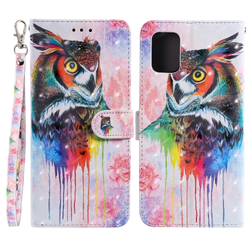 Case Samsung Galaxy A71 5G / Pre-order * Light Spot Decor ลวดลายการพิมพ์กระเป๋าสตางค์ยืนซองหนังพร้อมสายคล้องมือ *