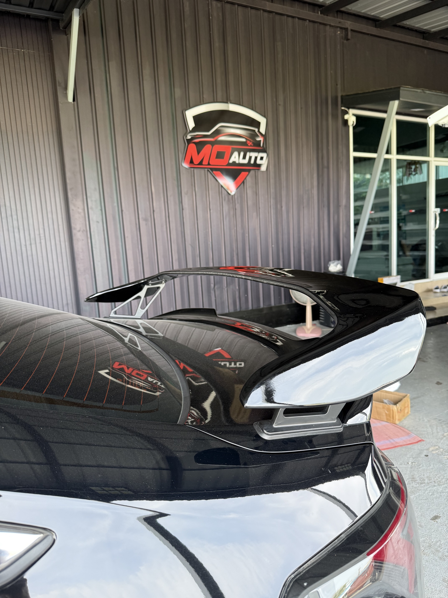 สปอยเลอร์ TYPE-R FL5 ดำเงา สำหรับ CIVIC FE