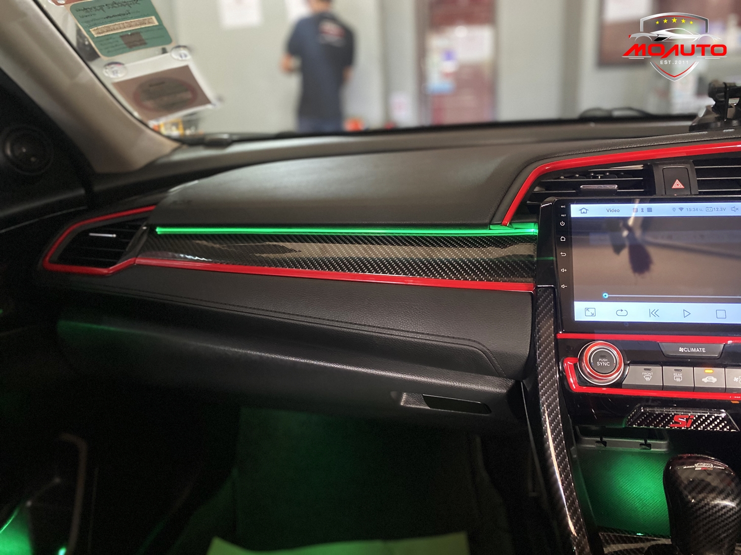 ไฟ Ambient light ตรงรุ่น V1 CIVIC FC / FK