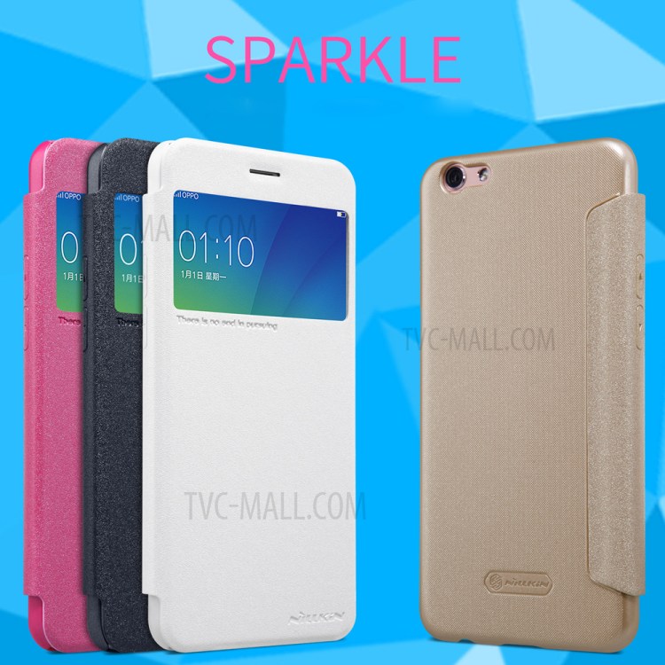 Case OPPO R9s / Pre-order * NILLKIN Sparkle นำเข้าหนัง PU ด้านหน้า + ปกหลัง PC *