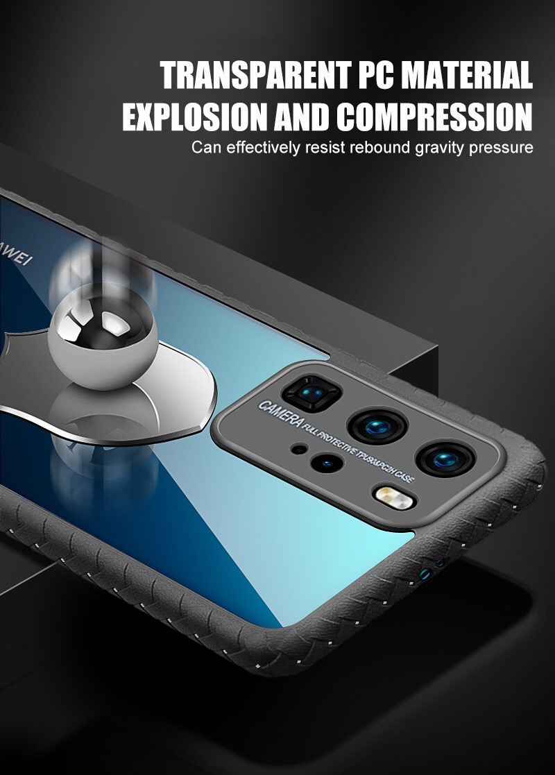 Case Huawei P40 Pro / Pre-order * เคสทอเนื้อ TPU กรอบ PC Back Combo ทำจากพลาสติกแข็ง + วัสดุ TPU อ่อน *