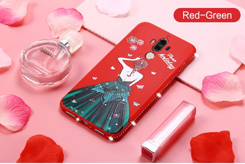 Case Huawei Mate 9 / Pre-order * 3D เพชร TPU ซิลิโคนอ่อนนุ่ม *