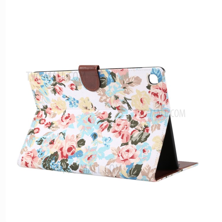 Case Samsung Galaxy Tab A7 (2020)/ Pre-Order * Smart Case ลายดอกไม้ ฟังก์ชั่นปลุก / นอนหลับอัจฉริยะ *