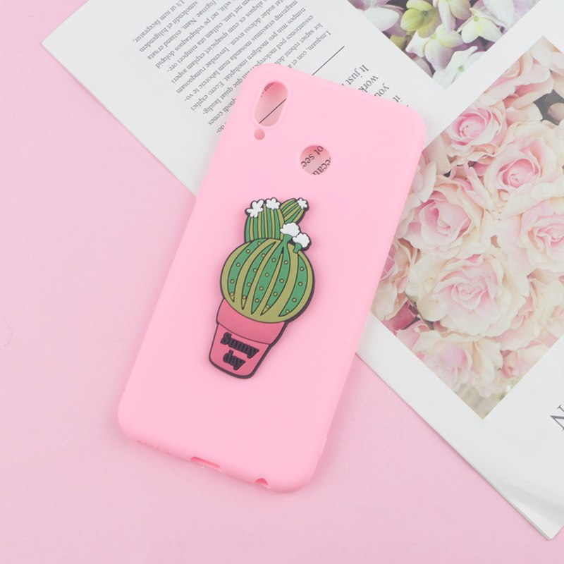 Case Huawei Y9 2019 / Pre-orde * เคส TPU ผลไม้ที่น่ารัก สตรอเบอร์รี่ กระบองเพชร แตงโม *