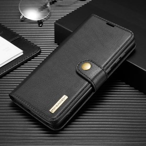 Case Samsung Galaxy Note 10 Lite / Pre-Order * DG.MING แบบถอดออกได้ 2-in-1 Split Leather Wallet Shell + PC Back Case *