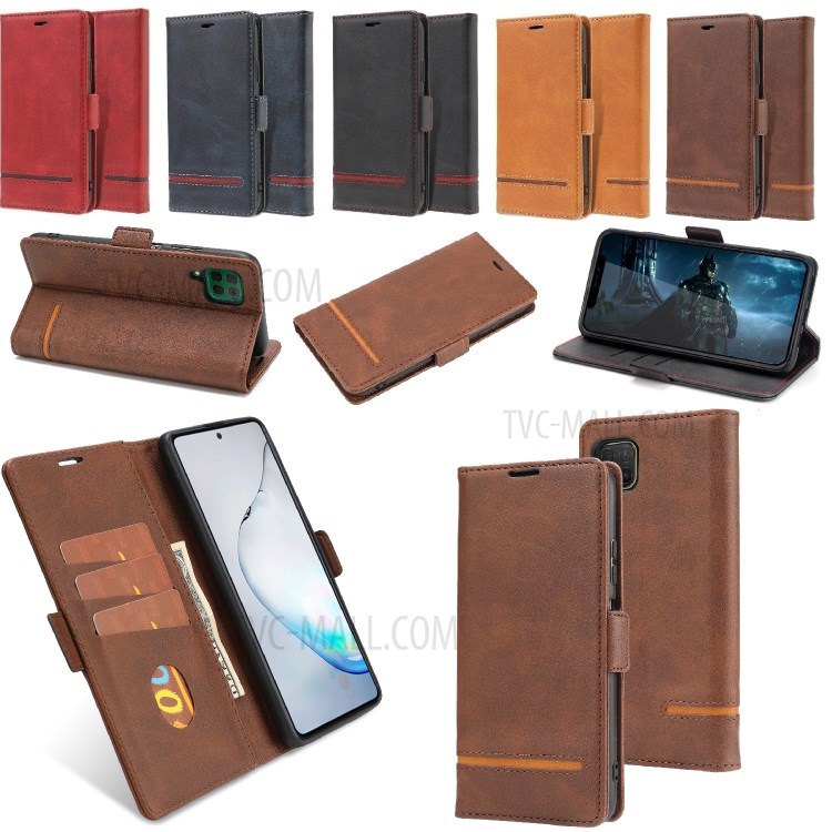 Case Samsung Galaxy Note 10 Lite / Pre-Order * เคสหนังแม่เหล็กฝาครอบป้องกัน Wallet สไตล์กระเป๋า: 3 ช่องเสียบการ์ด + กระเป๋าเงินสด 1 ช่อง *
