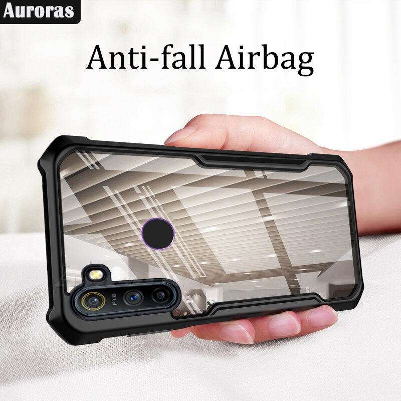 Case Realme C3 / Pre-Order * เคส 4 มุมนิรภัยทหารเคสอะคริลิคใส PC + TPU กันกระแทกเกราะ *