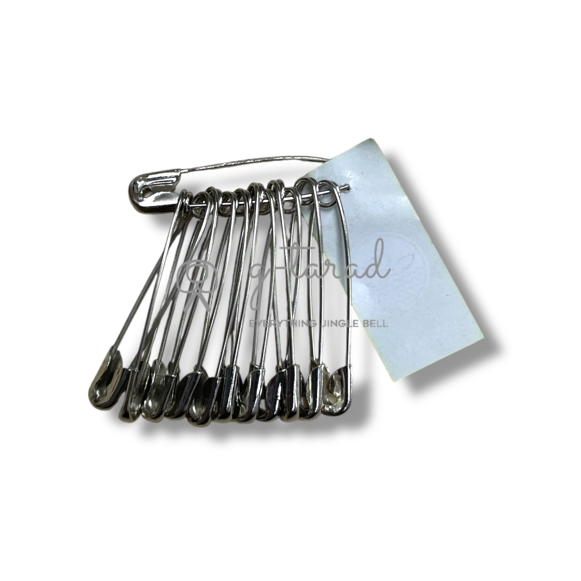 เข็มกลัดซ่อนปลายสีเงิน