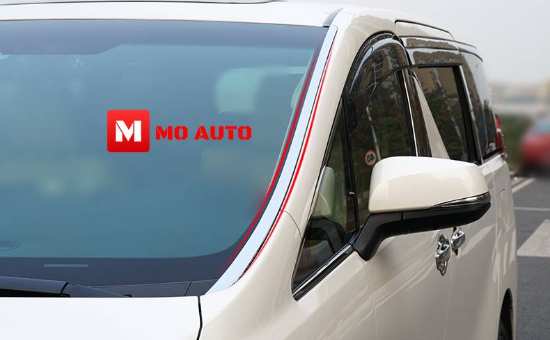 คิ้วกระจกหน้าสแตนเลท ALPHARD / VELLFIRE 2014-2017