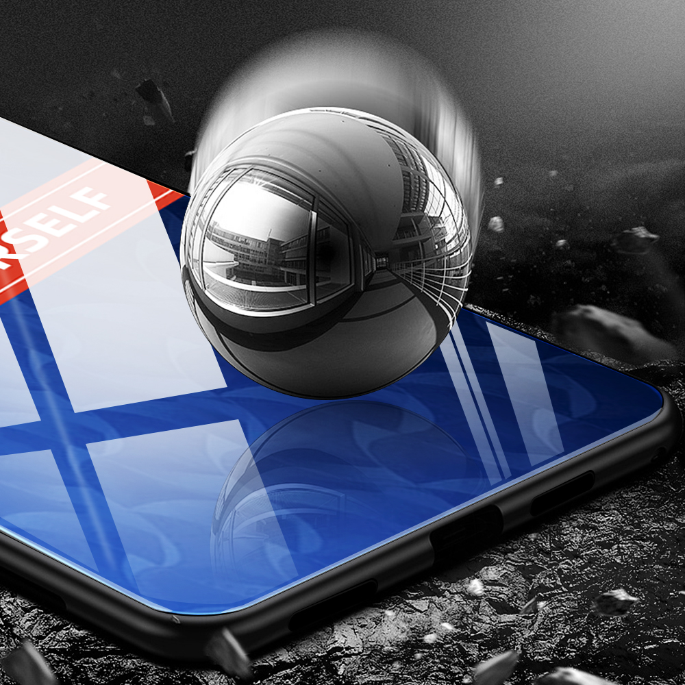 Case Huawei Nova 5T / Pre-order * เคสแบบกระจกนิรภัย PC TPU กระจกหลังมีความแข็ง 9H ป้องกันรอยขีดข่วนและทนต่อการสึกหรอ *