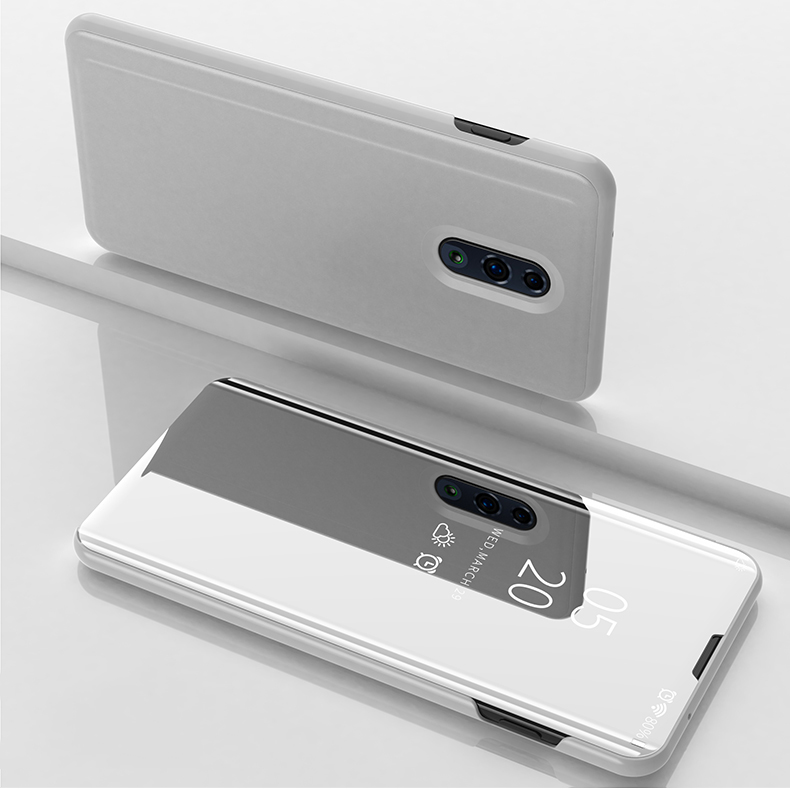 Case OPPO Reno / Pre-order * ทำจากวัสดุหนัง PC + PU หน้าต่างโปร่งแสงเพื่อการดูข้อมูลที่ง่าย *