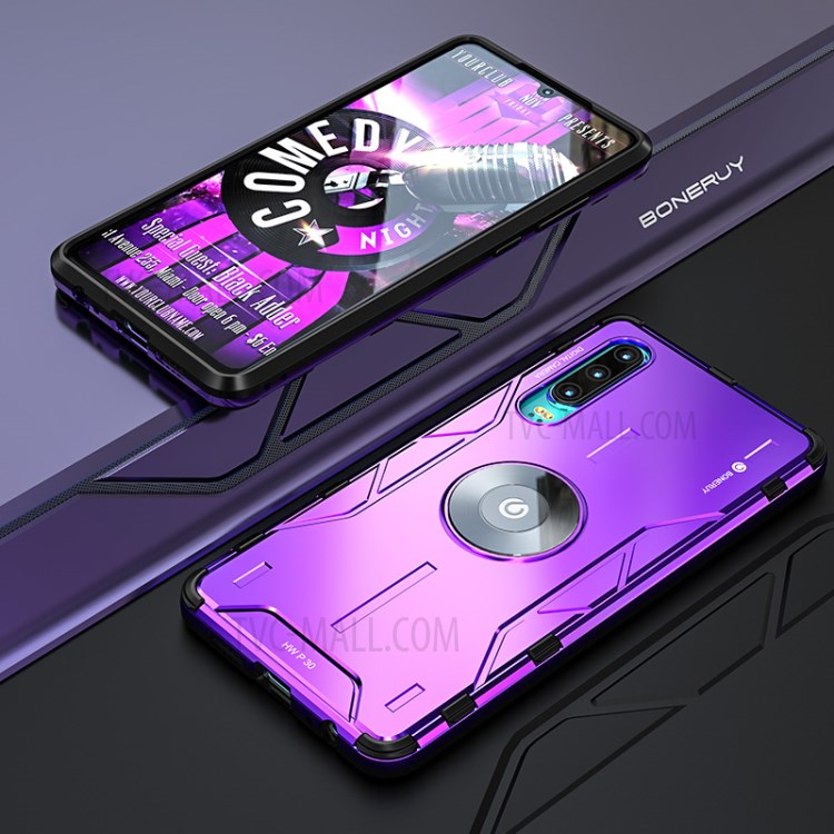 Case Huawei P30 / Pre-Order * Magic Shield อลูมิเนียมอัลลอยด์ + ซิลิโคนเปลือกมือถือไฮบริด *