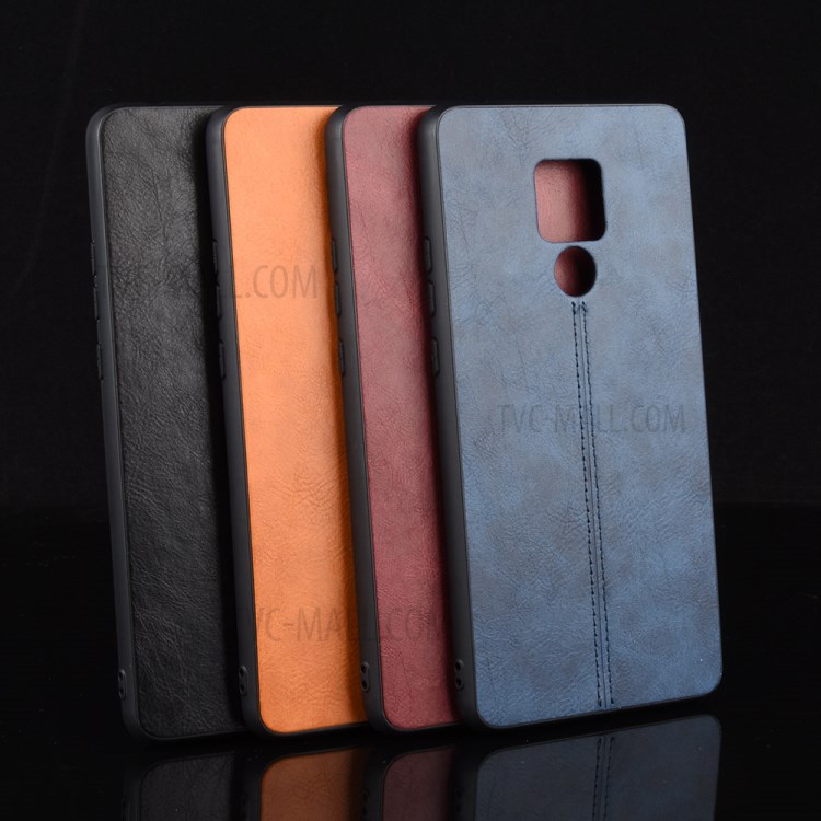 Case Huawei Mate 20 X / Pre-order * เคสโทรศัพท์ + PC + TPU + หนัง PU การออกแบบเส้นเย็บที่เป็นเอกลักษณ์ *