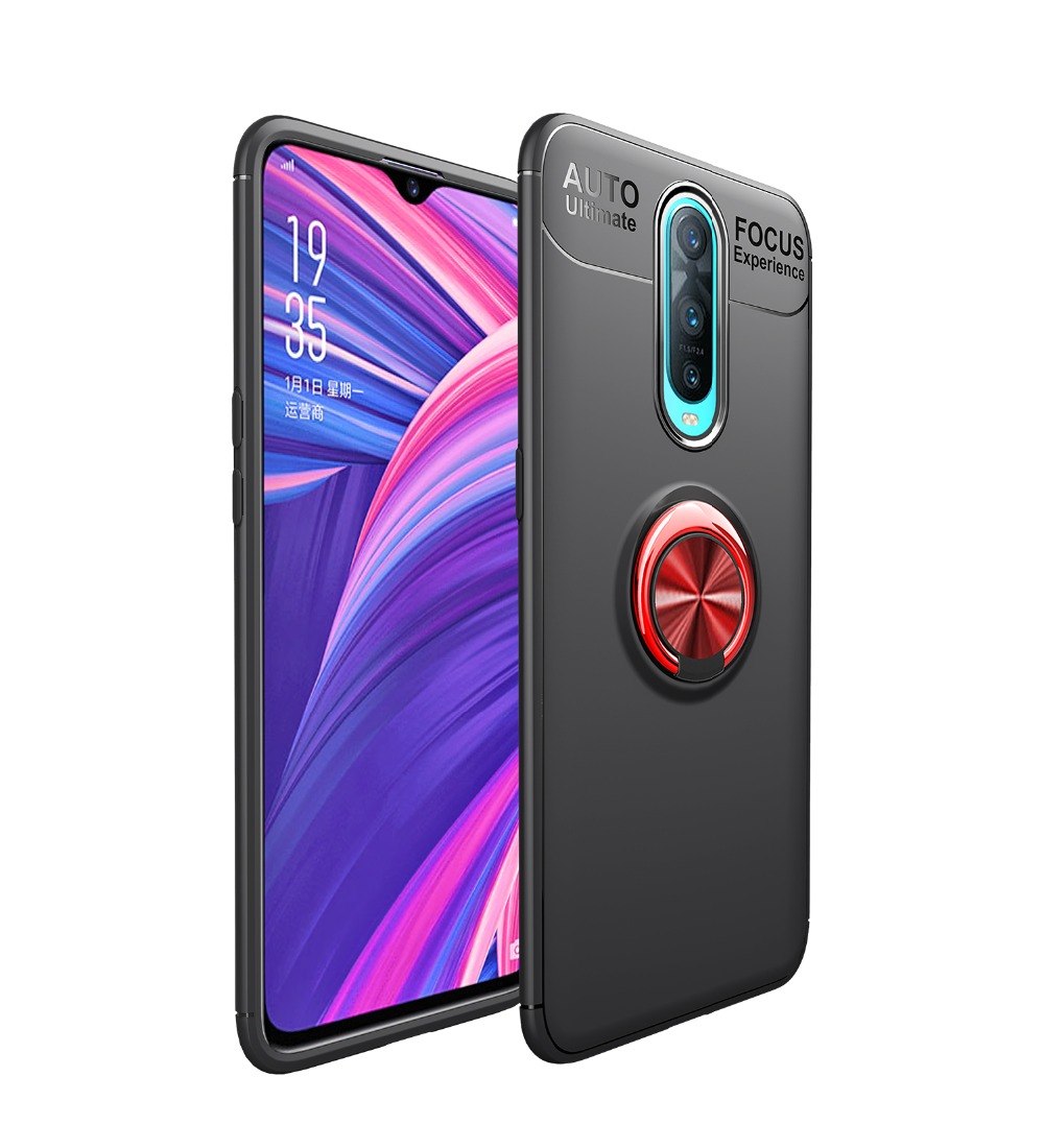 Case OPPO R17 Pro / Pre-Order * เคส TPU แหวนนิ้ว + ขาตั้ง (Built-in โลหะแผ่นแม่เหล็ก) *