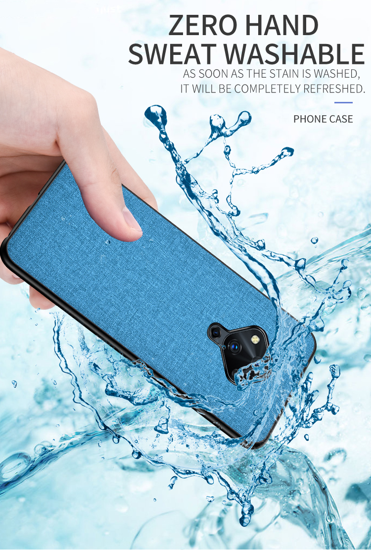 Case Vivo S1 Pro / Pre-order * เคสผ้าเนื้อ PC + TPU ไฮบริด เนื้อผ้า, ป้องกันลายนิ้วมือ, ซัก, กันเหงื่อและสิ่งสกปรก *