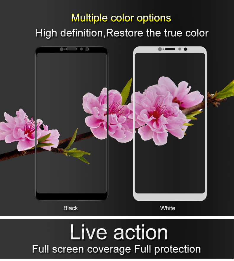 กระจกนิรภัย Xiaomi Mi Max 3 / Pre-Order * IMAK Pro + Full Coverage *