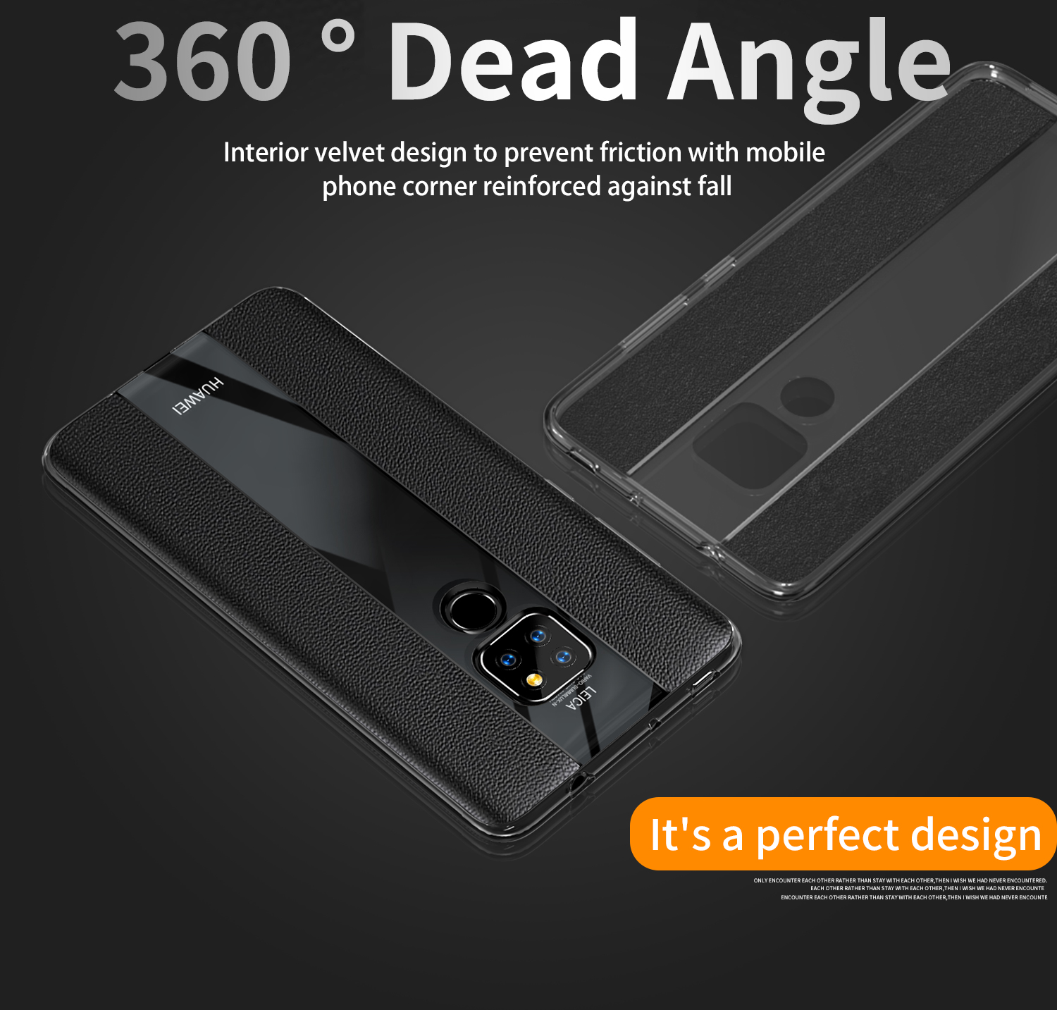 Case Huawei Mate 20 X / Pre-order * เคสหนังวัวแท้เคลือบ TPU ออกแบบกำมะหยี่ภายในเพื่อป้องกันแรงเสียดทาน *