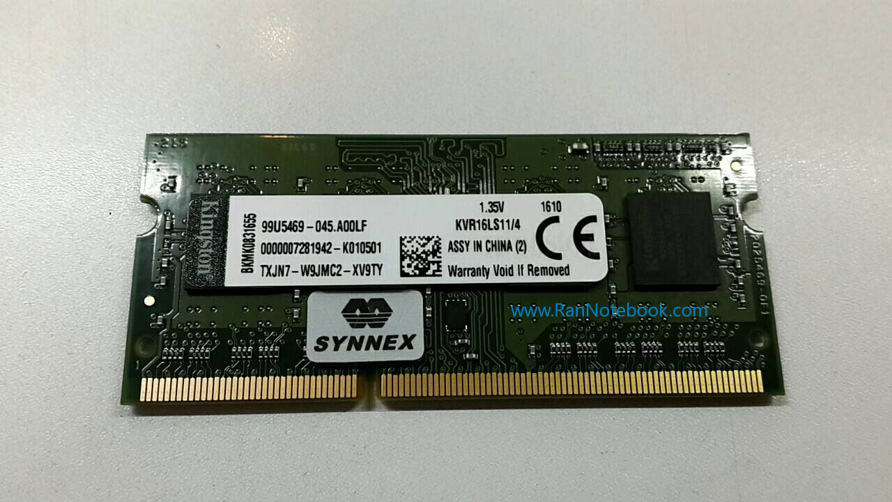 แรม โน๊ตบุ๊ค Dell Latitude 3330 RAM NB 4GB DDR3L 1600MHz ประกัน LT SYNNEX
