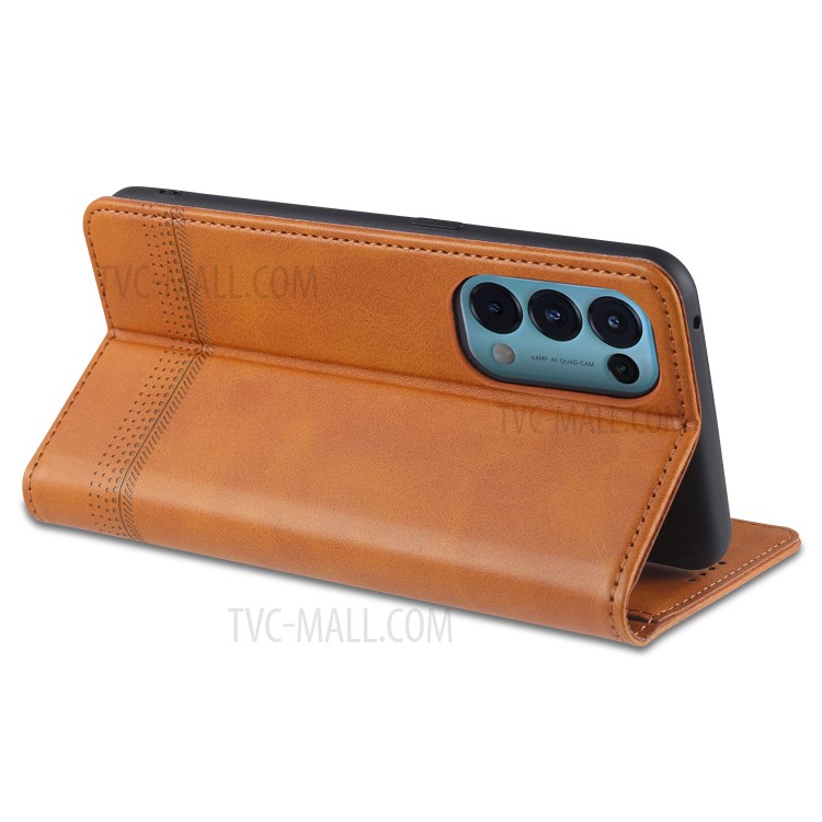 Case OPPO Reno 5 Pro / Reno 5 Pro 5G # Pre-Order * AZNS ซองใส่หนังแบบดูดอัตโนมัติ ช่องใส่การ์ดกระเป๋าสตางค์และกระเป๋าที่ซ่อนอยู่ *