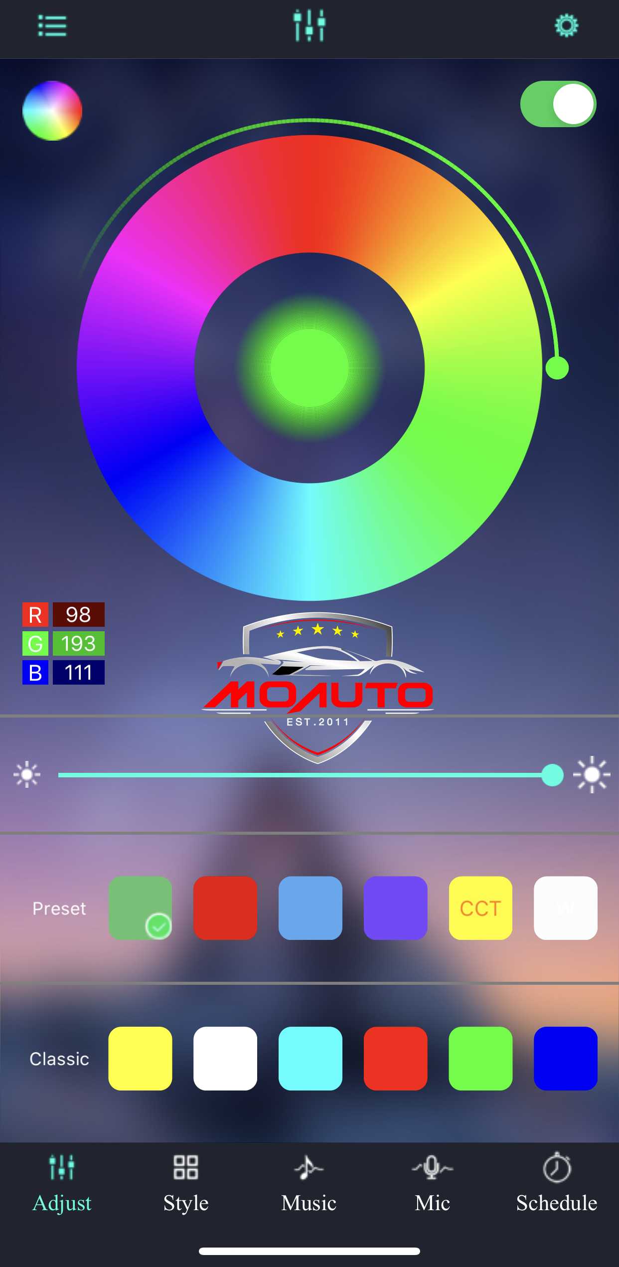 ไฟ LED Ambient light ภายใน CR-V