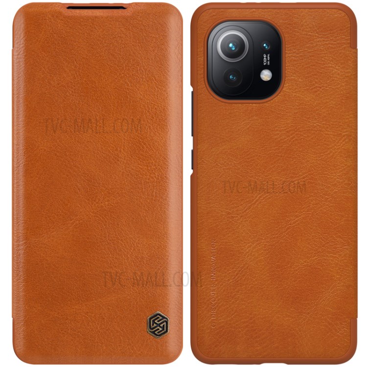 Case Xiaomi Mi 11 5G # Pre-Order * NILLKIN Qin Series ทำจากวัสดุหนัง PU คุณภาพดีพร้อมกล่องพลาสติกด้านในแข็ง *