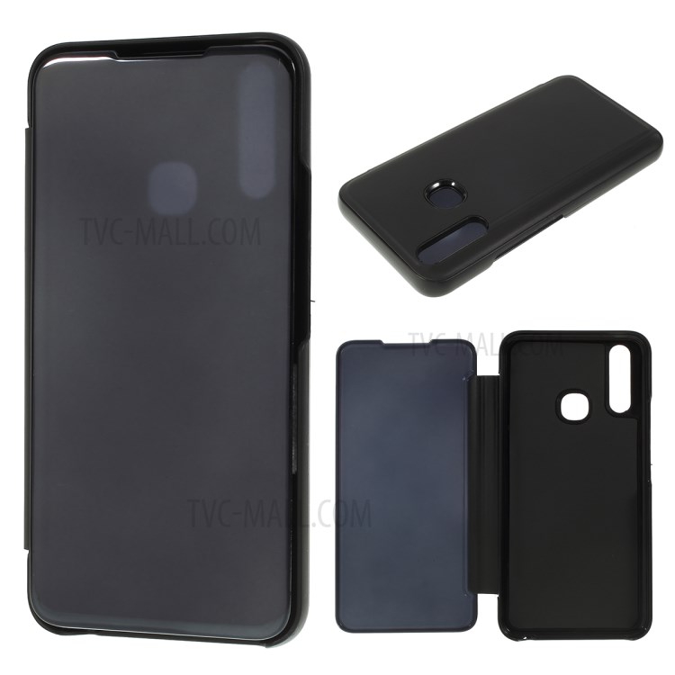 Case Vivo Y17 / Pre-Order * เคสหน้าต่างกระจกชุบหนัง ทำจากวัสดุหนัง PC + PU หน้าต่างโปร่งแสงเพื่อการดูข้อมูลที่ง่าย *