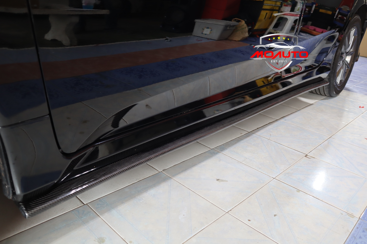 ลิ้นข้างคาร์บอนแท้ ทรงตรง CIVIC FC / FK