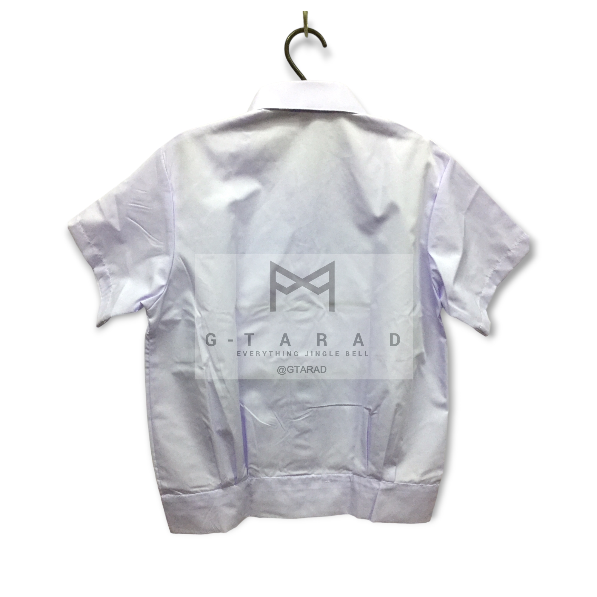 เสื้อนักเรียนตราเรือใบ เชิ๊ตชาย สาบนอก เอวจั๊ม