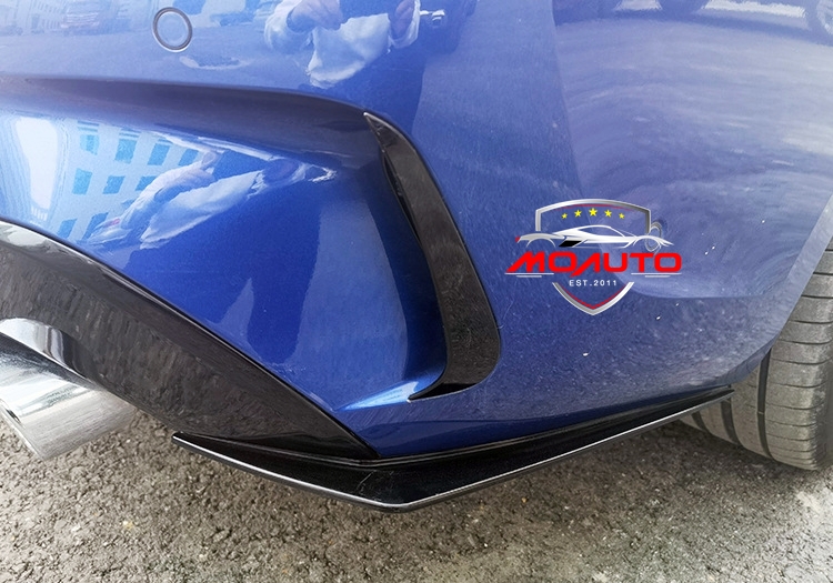ลิ้นกันชนหลังดำเงา BMW G20