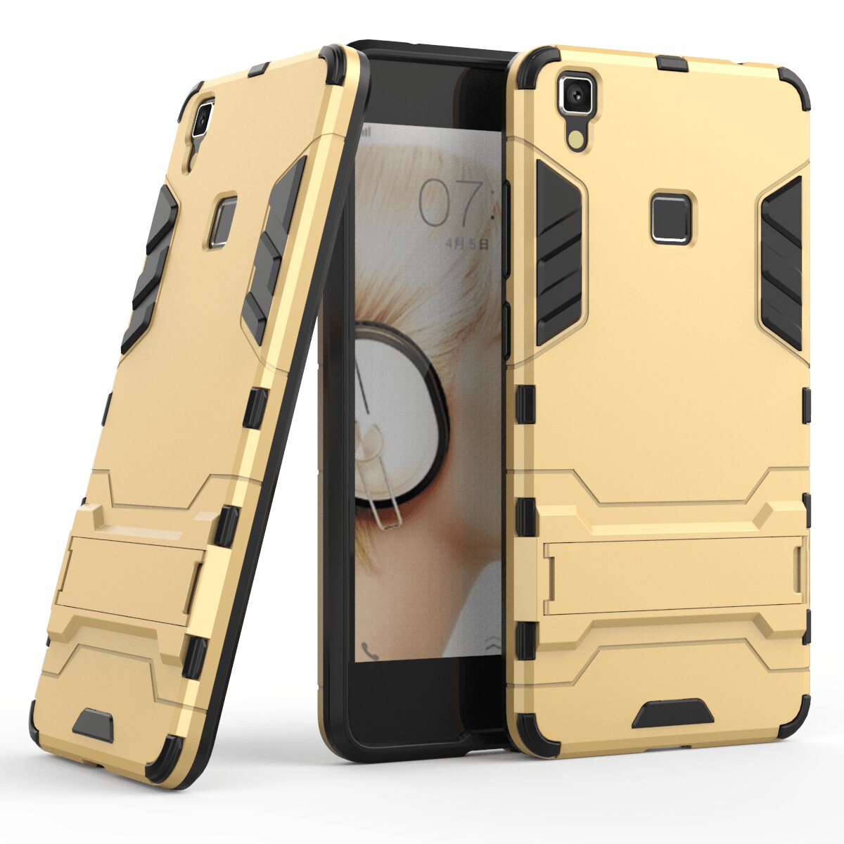 Case Vivo V3 Max / Pre-Order * เคสกันกระแทก PC + TPU Hybrid Kickstand *