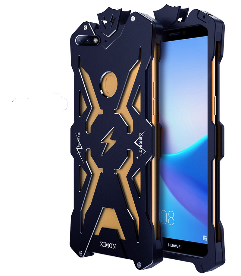Case Huawei Y7 Pro 2018 / Pre-order * Zimon เคส Bumper โลหะอลูมิเนียม THOR IRONMAN *