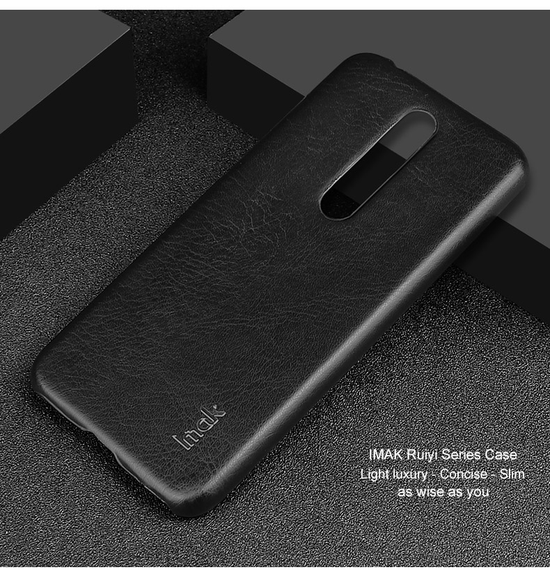 Case Nokia 6.1 Plus / Pre-order * IMAK Ruiyi เคสผิว PC รูปลักษณ์เรียบง่าย แต่คลาสสิก *