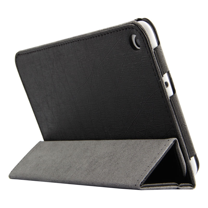 Case Huawei Mediapad T2 7.0 / Pre-order * Ultra Slim หรูหราผ้าไหมพลิกยืนหนัง PU ครอบคลุม 3 พับ ขาตั้ง *