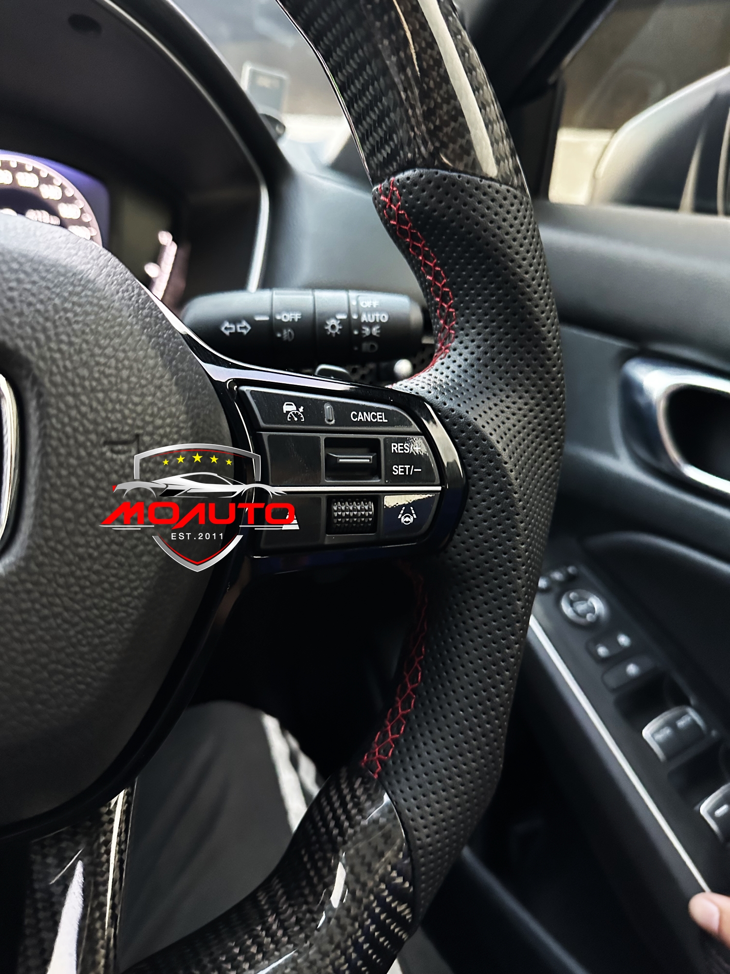 พวงมาลัยคาร์บอนแท้ CIVIC FE 2021-2022