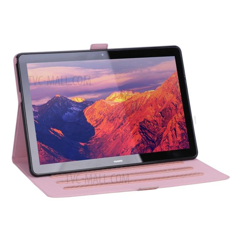 Case Huawei MediaPad T5 / Pre-Order * หนัง PU คาร์บอนไฟเบอร์อย่างมีสไตล์ *