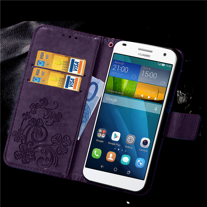 Case Huawei G7 / Pre-order * เคสหนังพิมพ์ลายดอกไม้ *