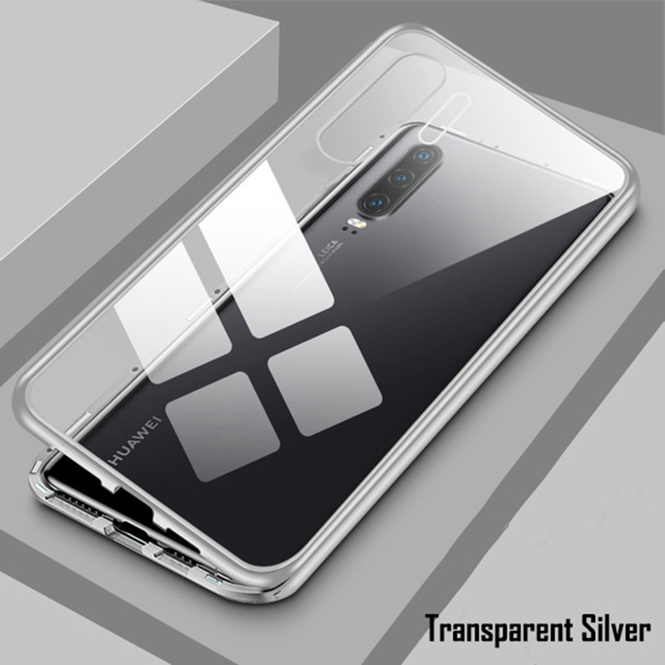 Case Huawei Y9 Prime 2019 # Pre-Order * เคสการดูดซับแม่เหล็กหรูหรา กรอบโลหะกระจกด้านหลังป้องกัน *