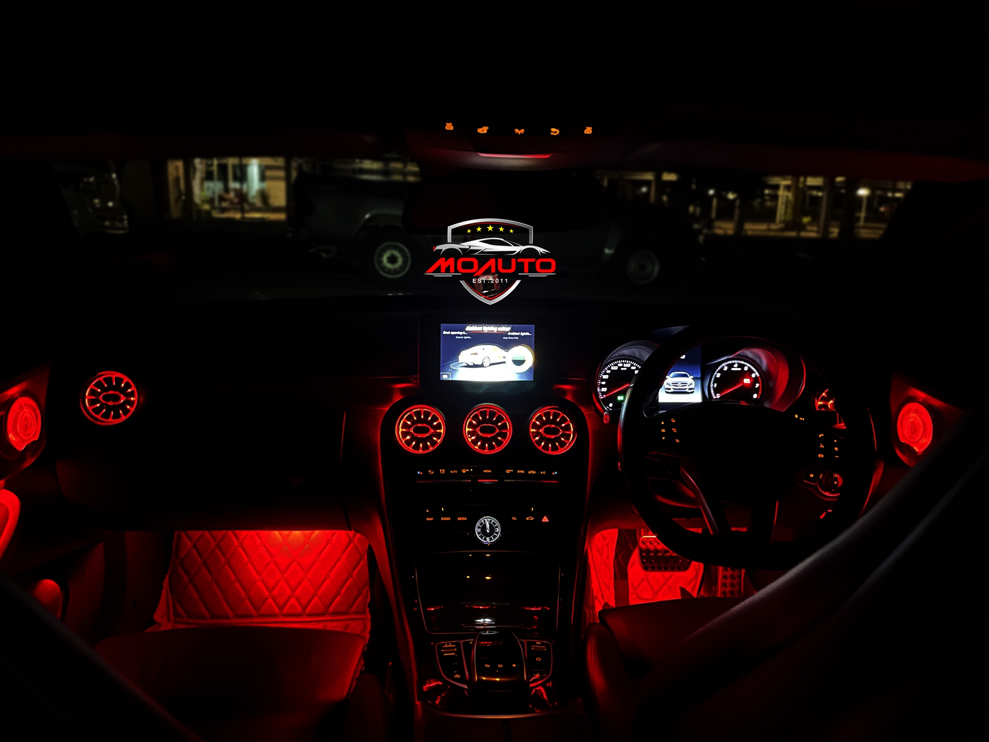 ไฟช่องแอร์ AMBIENT LIGHT AIR VENT - W205