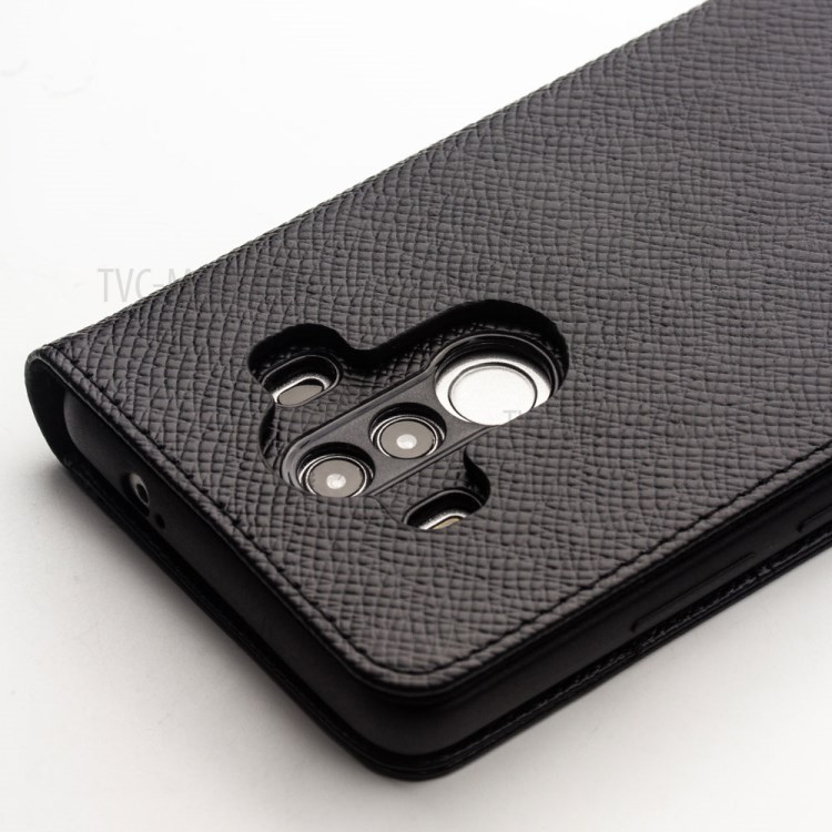 Case Huawei Mate 10 Pro / Pre-order * QIALINO Cross Texture กระเป๋าสตางค์หนังวัวแท้ ถอดได้ *
