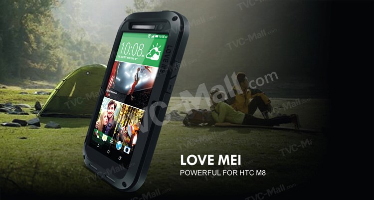 Case HTC ONE M8 / Pre-order * LOVE MEI เคสโลหะ + ซิลิโคน + Gorilla Glass *