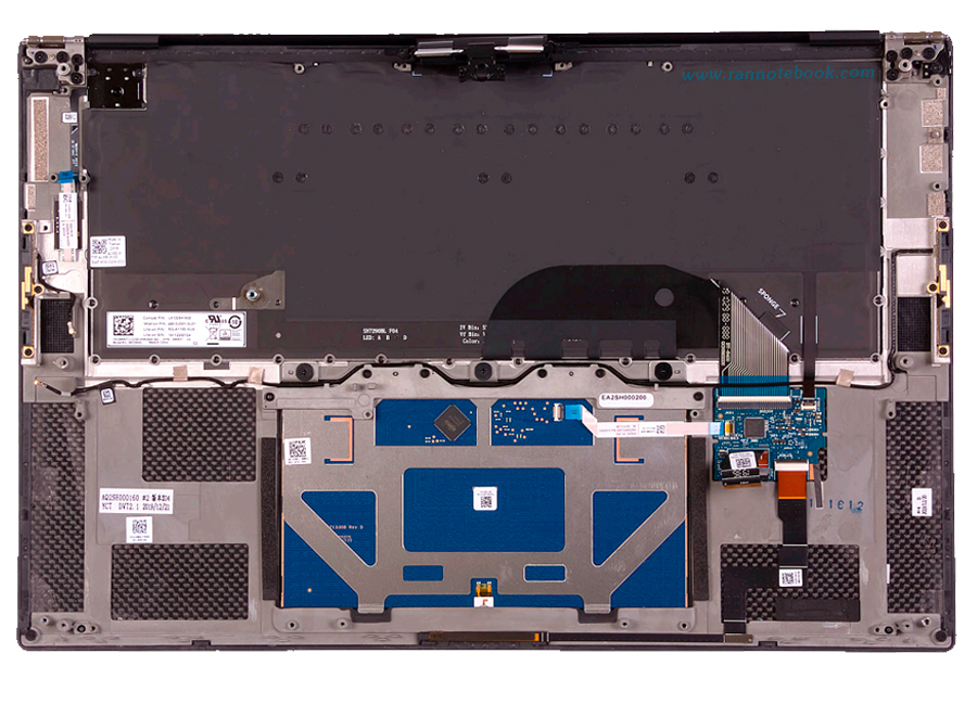 Palmrest Keyboard Dell XPS 9500 แท้ ราคา พิเศษ บอดี้บน พร้อมคีย์บอร์ด Dell XPS 9500 ตรงรุ่น ตรงสเปค รับประกันศูนย์ Dell Thailand