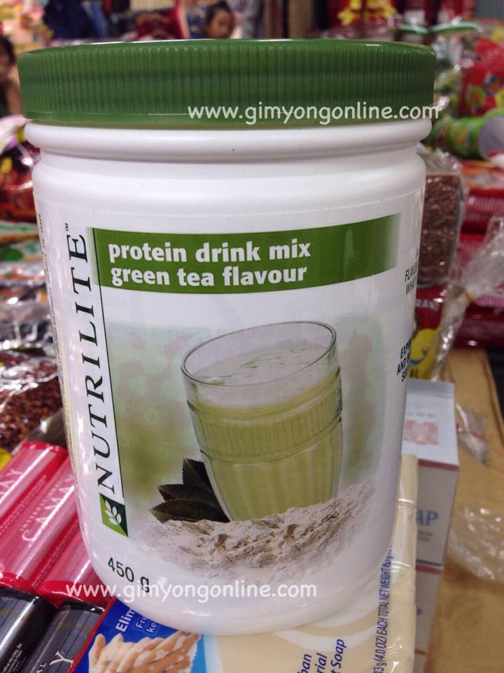 Nutrilite Soy Protein Drink Green tea Mix Flavor 450g. ชาเขียว ส่งฟรี!!!